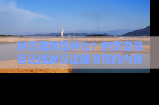 扒哥黑料是什么？原来登录后还能发现这些隐藏的内幕！
