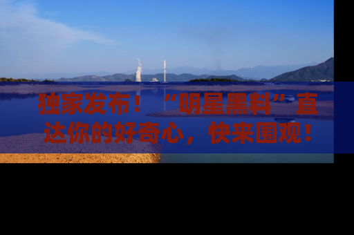 独家发布！“明星黑料”直达你的好奇心，快来围观！