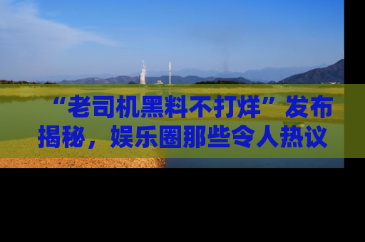 “老司机黑料不打烊”发布揭秘，娱乐圈那些令人热议的黑暗秘密！