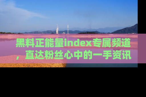 黑料正能量index专属频道，直达粉丝心中的一手资讯！