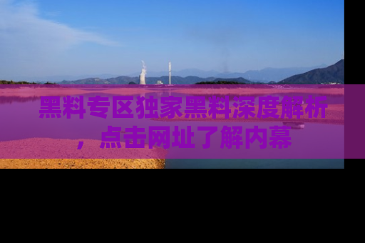 黑料专区独家黑料深度解析，点击网址了解内幕