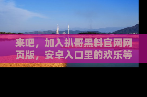 来吧，加入扒哥黑料官网网页版，安卓入口里的欢乐等着你！